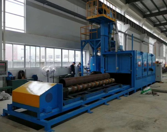 奉贤喷砂机在管道除锈中的现场施工应用